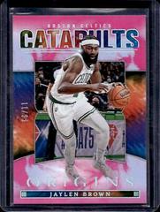 Jaylen Brown [Pink] #1 Basketball Cards 2022 Panini Origins Catapults Prices