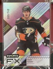 Troy Terry [Purple] Hockey Cards 2021 Upper Deck Synergy FX Prices