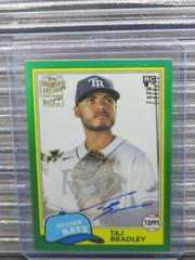 Taj Bradley [Green] Baseball Cards 2023 Topps Archives 1981 Fan Favorites Autographs Prices