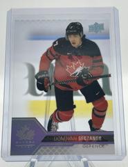 Donovan Sebrango [Clear Cut] Hockey Cards 2022 Upper Deck Team Canada Juniors Prices
