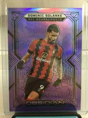 Dominic Solanke [Purple Flood] Soccer Cards 2022 Panini Obsidian Prices