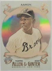 Hank Aaron [Refractor] #1 Baseball Cards 2021 Topps Allen & Ginter Chrome Prices