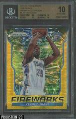 Kevin Durant [Gold Prizm] Basketball Cards 2014 Panini Prizm Fireworks Prices