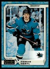 Tomas Hertl [Arctic Freeze] Hockey Cards 2019 O Pee Chee Platinum Prices