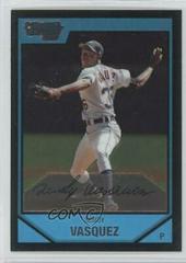 Sendy Vasquez Baseball Cards 2007 Bowman Chrome Prospects Prices