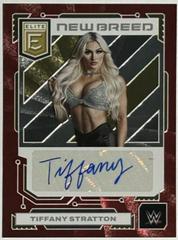 Tiffany Stratton [Red] #27 Wrestling Cards 2023 Donruss Elite WWE New Breed Autograph Prices