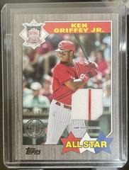 Ken Griffey Jr. [Black] #87BR-KG Baseball Cards 2022 Topps 1987 Series 2 Relics Prices