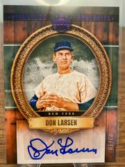 Don Larsen [Purple] Baseball Cards 2022 Panini Diamond Kings Signature Portraits Prices