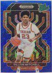 Dillon Mitchell [Blue Shimmer] #RP-DMI Basketball Cards 2022 Panini Prizm Draft Picks Rated Prospect Prices