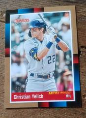 Christian Yelich [Artist Proof] Baseball Cards 2022 Panini Donruss Prices