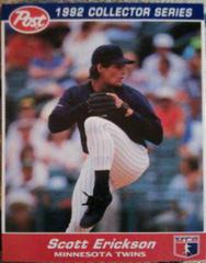 Scott Erickson #18 Baseball Cards 1992 Post Cereal Prices