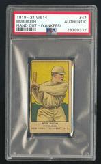 Bob Roth [Hand Cut Yankees] Baseball Cards 1919 W514 Prices