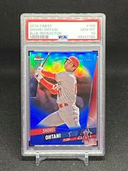 Shohei Ohtani [Blue Refractor] #100 Baseball Cards 2019 Topps Finest Prices