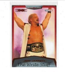 Jeff Jarrett [Red] #79 Wrestling Cards 2008 TriStar TNA Cross the Line Prices