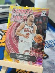 Zach LaVine [Gold] #15 Basketball Cards 2022 Panini Donruss Optic Express Lane Prices