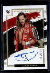 James Drake [Holo Gold] Wrestling Cards 2022 Panini Impeccable WWE Superstar Autographs Prices