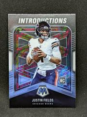 Justin Fields Football Cards 2021 Panini Mosaic Introductions Prices