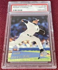Roger Clemens Baseball Cards 2000 Stadium Club Prices