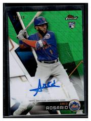 Amed Rosario [Green Refractor] #AR Baseball Cards 2018 Topps Finest Autographs Prices