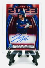Ralphy Velazquez [Red] #23A-RV Baseball Cards 2023 Bowman Draft Class of Autographs Prices