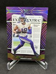 Justin Jefferson [Purple] #EXT-18 Football Cards 2022 Panini XR Extra Prices
