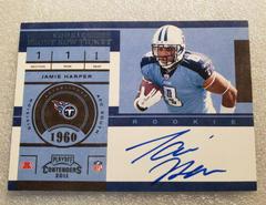 Jamie Harper [Autograph] #206 Football Cards 2011 Playoff Contenders Prices