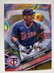 Yasser Mercedes [Gold Lava] Baseball Cards 2022 Bowman's Best Top Prospects Prices