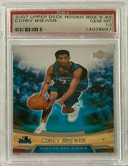Corey Brewer Basketball Cards 2007 Upper Deck Rookie Box Set Prices