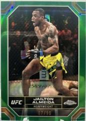 Jailton Almeida [Green Refractor] #86 Ufc Cards 2024 Topps Chrome UFC Prices