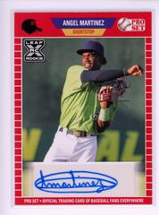 Angel Martinez [Red] Baseball Cards 2021 Pro Set Autographs Prices