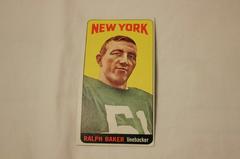 Ralph Baker Football Cards 1965 Topps Prices