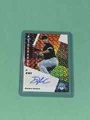 Dylan Cease [Choice Red and Yellow] Baseball Cards 2021 Panini Mosaic Autographs Prices