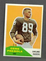 Gene Prebola Football Cards 1960 Fleer Prices