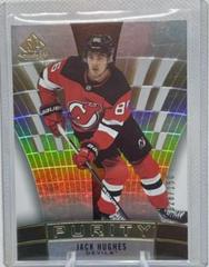Jack Hughes [Gold] Hockey Cards 2021 SP Game Used Purity Prices