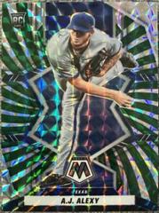 A. J. Alexy [Green Swirl] #249 Baseball Cards 2022 Panini Mosaic Prices