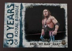 Bret 'Hit Man' Hart [Blue] #RR-5 Wrestling Cards 2018 Topps WWE Undisputed 30 Years of Royal Rumble Prices