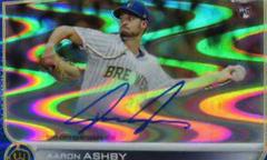 Aaron Ashby [Blue RayWave] Baseball Cards 2022 Topps Chrome Rookie Autographs Prices