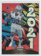 CeeDee Lamb [Red] #2021-12 Football Cards 2021 Panini Certified 2021 Insert Prices