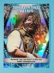 Mankind Wrestling Cards 2020 Topps WWE Chrome Shocking Wins Prices