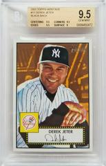 Derek Jeter #11 Baseball Cards 2001 Topps Heritage Prices