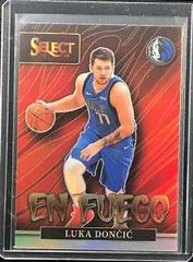 Luka Doncic [Silver Prizm] Basketball Cards 2021 Panini Select En Fuego Prices