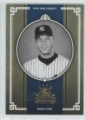 Derek Jeter [Black & White] #152 Baseball Cards 2005 Donruss Diamond Kings Prices