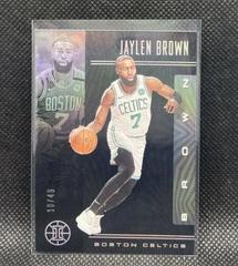 Jaylen Brown [Black] Basketball Cards 2019 Panini Illusions Prices