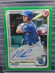 Nick Pratto [Green] #PA-NP Baseball Cards 2020 Bowman Paper Prospect Autographs Prices