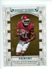Dede Westbrook #KNS-DDW Football Cards 2017 Panini Knight School Prices