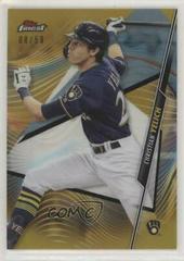 Christian Yelich [Gold Refractor] #100 Baseball Cards 2020 Topps Finest Prices