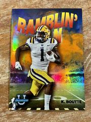 Kayshon Boutte [Orange] Football Cards 2022 Bowman Chrome University Ramblin Man Prices