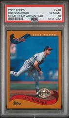 Greg Maddux [Home Team Advantage] Baseball Cards 2002 Topps Prices
