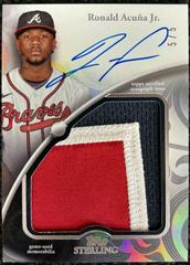 Ronald Acuna Jr. #SSJPA-RA Baseball Cards 2024 Topps Sterling Splendor Jumbo Patch Autograph Prices