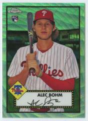 Alec Bohm [Aqua Wave Refractor] #1 Baseball Cards 2021 Topps Chrome Platinum Anniversary Prices